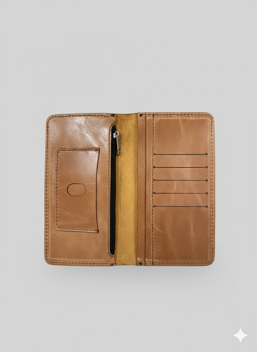 Premium Men’s Long Leather Wallet