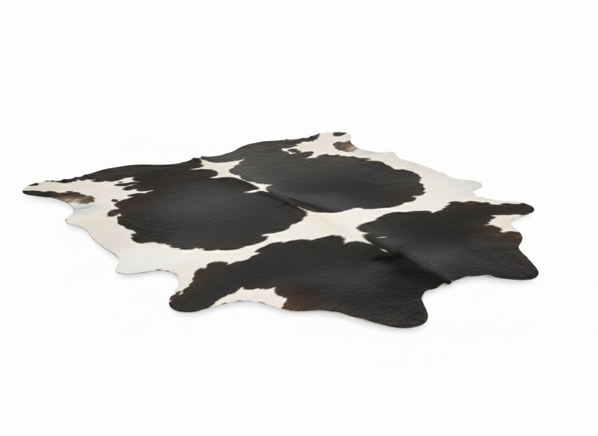 Cowhide Leather Hair-On Turkish Rug