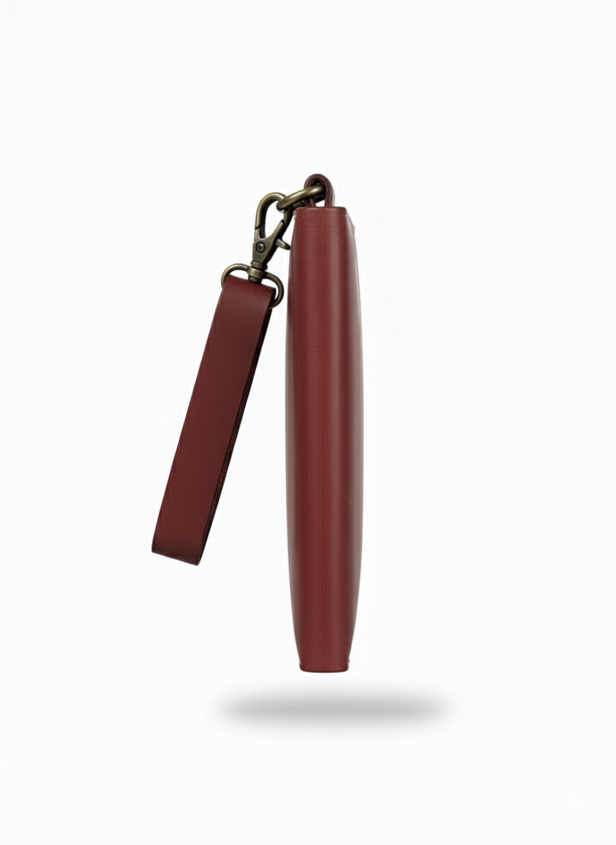 Burgandy Women’s Long Leather Wallet