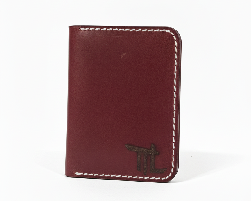 Brown Sleek Leather Card Holder