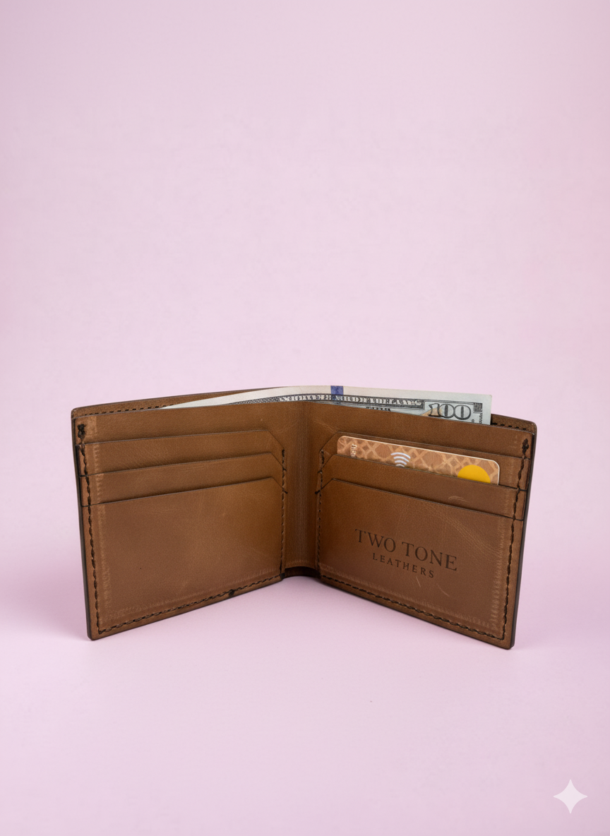 Men’s Brown Leather Regular Wallet